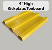 Guardrail - 4” Kick Plate, Profile: 4", Size: 4", Color: RAL1023-TrafficYellow, Resin: ISO