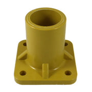 Guardrail - Round Stanchion Base Plate, Profile: 2", Size: 2", Color: RAL1023-TrafficYellow, Resin: SMCBMC